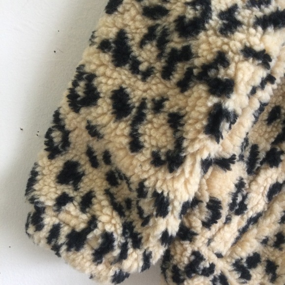 RALPH LAUREN TODDLER GIRL OCELOT SHERPA FULL ZIP JACKET SIZE 12 MONTHS NWT - Picture 12 of 15